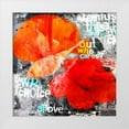 thumbnail image 1 of Baker, Micha 12x12 White Modern Wood Framed Museum Art Print Titled - Poppy Story I, 1 of 4