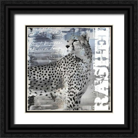 Baker, Micha 15x15 Black Ornate Wood Framed with Double Matting Museum Art Print Titled - Rashed II