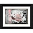 thumbnail image 1 of Baker, Micha 32x23 Black Ornate Wood Framed with Double Matting Museum Art Print Titled - Pink Rose, 1 of 4