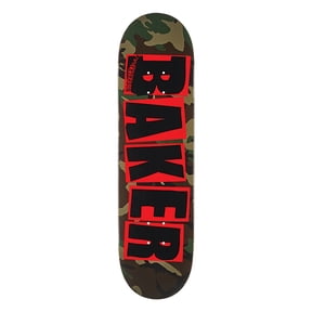 Baker Peterson Brand Logo Skateboard Deck - 8.25" Camo (Deck Only)