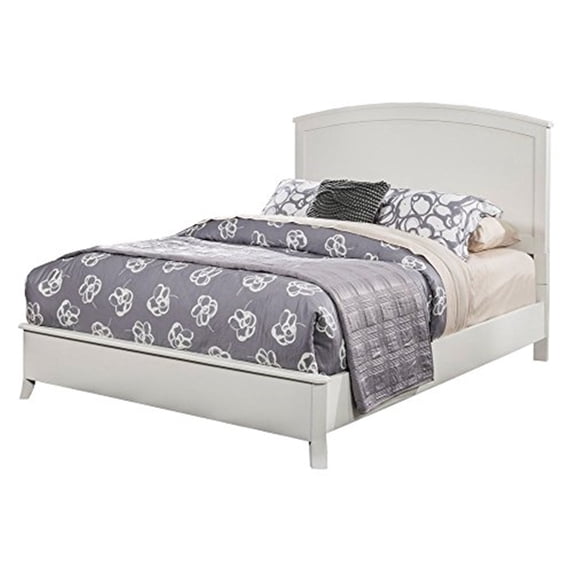 Baker Queen Panel Bed, White