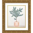thumbnail image 1 of Baker, Sara 12x14 Gold Ornate Wood Framed with Double Matting Museum Art Print Titled - Olive Tree, 1 of 4