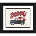 thumbnail image 1 of Baker, Sara 18x15 Black Ornate Wood Framed with Double Matting Museum Art Print Titled - Loads of Love Truck, 1 of 4