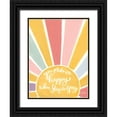 thumbnail image 1 of Baker, Sara 25x32 Black Ornate Wood Framed with Double Matting Museum Art Print Titled - Happy Sunshine, 1 of 4
