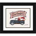 thumbnail image 1 of Baker, Sara 32x26 Black Ornate Wood Framed with Double Matting Museum Art Print Titled - Love Never Fails Truck, 1 of 4