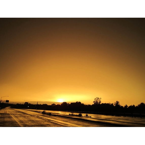 Baker Sunset III Wall Decal