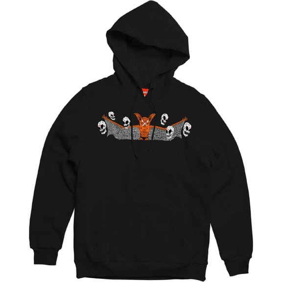 Baker Throwback From Dead Hoodie Sweatshirt Small Black