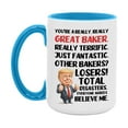 thumbnail image 1 of Baker Trump Mug, Funny Gift Idea For Baker, 11Oz Or 15Oz Ceramic Coffee Cup, 1 of 9