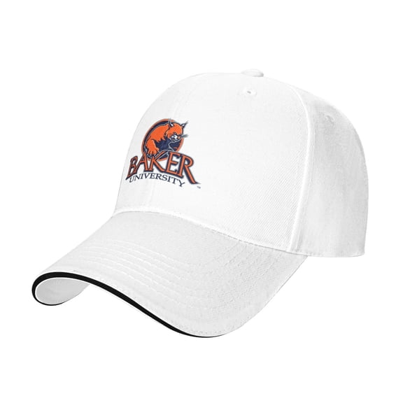 Baker University-Logo Casual Sandwich Baseball Cap Adjustable For Men For Women