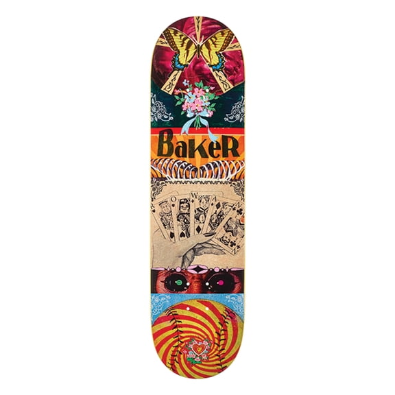 Baker Zorilla Ephemera Skateboard Deck - 8.12" (Deck Only)