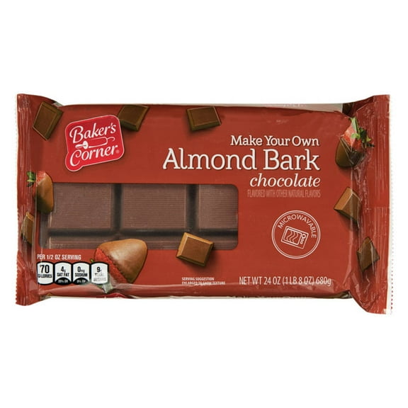 Baker's Corner Chocolate Almond Bark, 24 oz