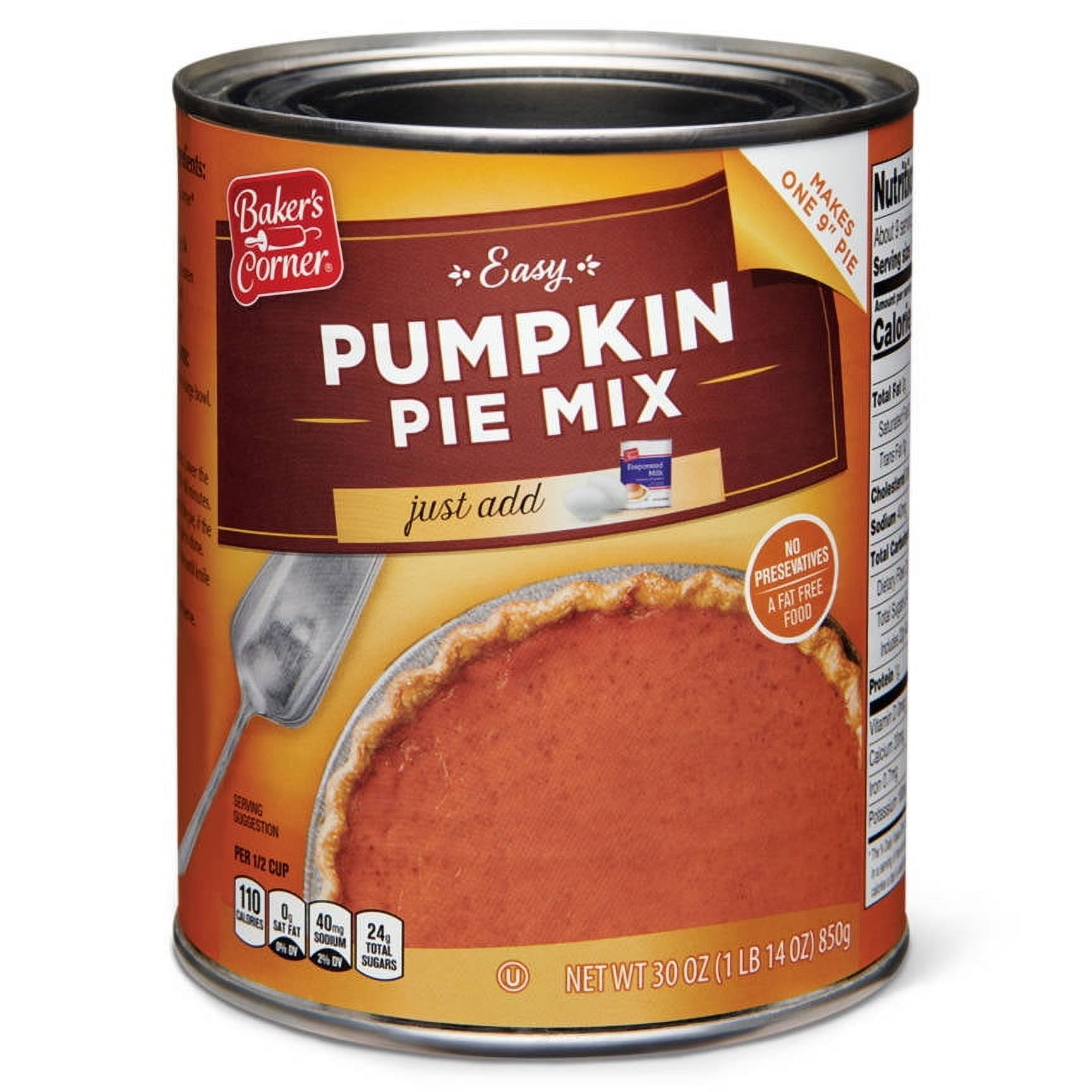 ☆pumpkin pie☆ Baker's Corner Pumpkin Pie Mix, 30 oz - Walmart.com