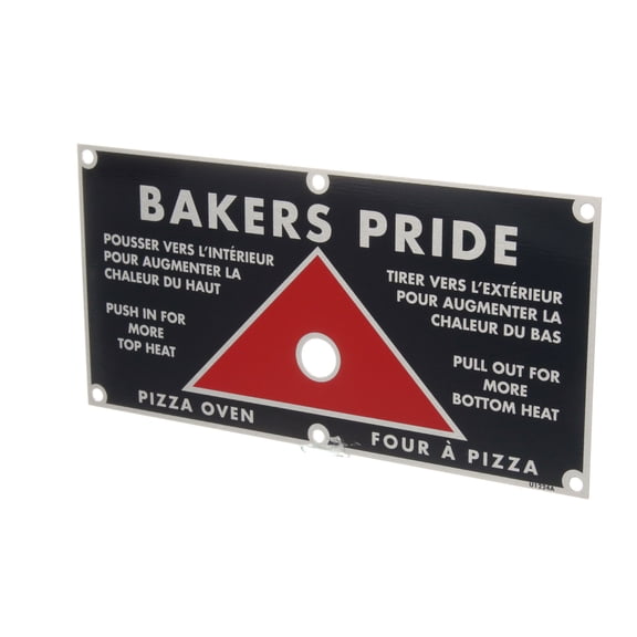 Baker's Pride Bakers Pride - AS-U1224A - Push/Pull Plate