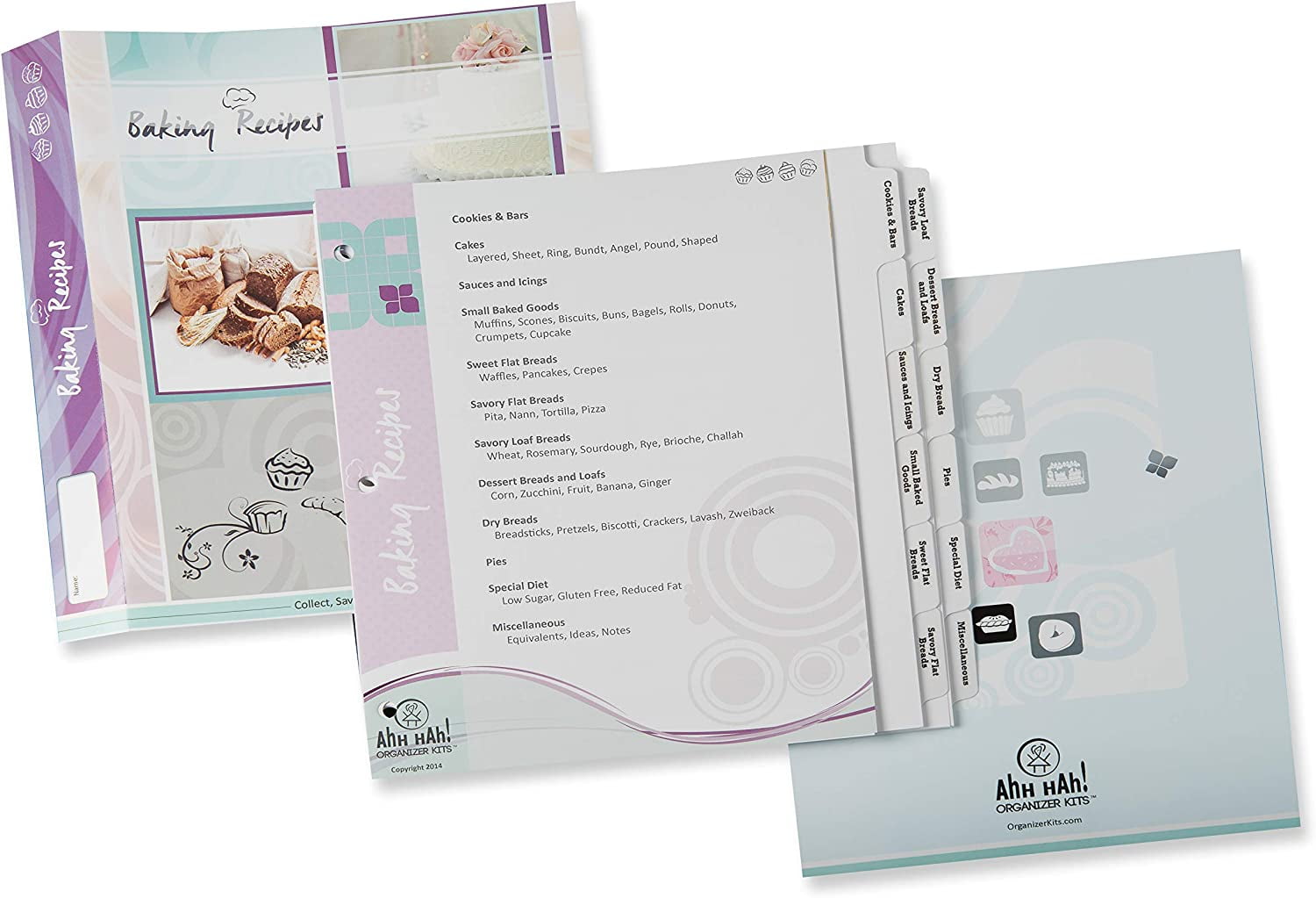 recipe card binder walmart Cookbook Binder/Organizer, Blue Pattern 3-Ring, 1-Inch to Hold All Your Recipes and Recipe Cards, 6 Tabbed Divider Sections, 50 Matching Recipe Cards Included : Home & Kitchen Organize and store your family recipes with the My Recipe Starter Kit Deluxe Recipe Binder - Favorite