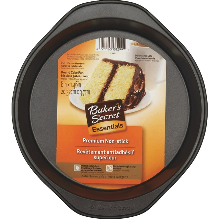 Baker's secret 8 inch on sale cake pans