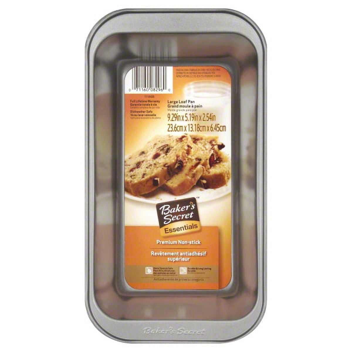 Mainstays Nonstick 9.3 x 5.2 x 2.7 Meatloaf Pan with Insert, Bread and Loaf  Pan, Gray 