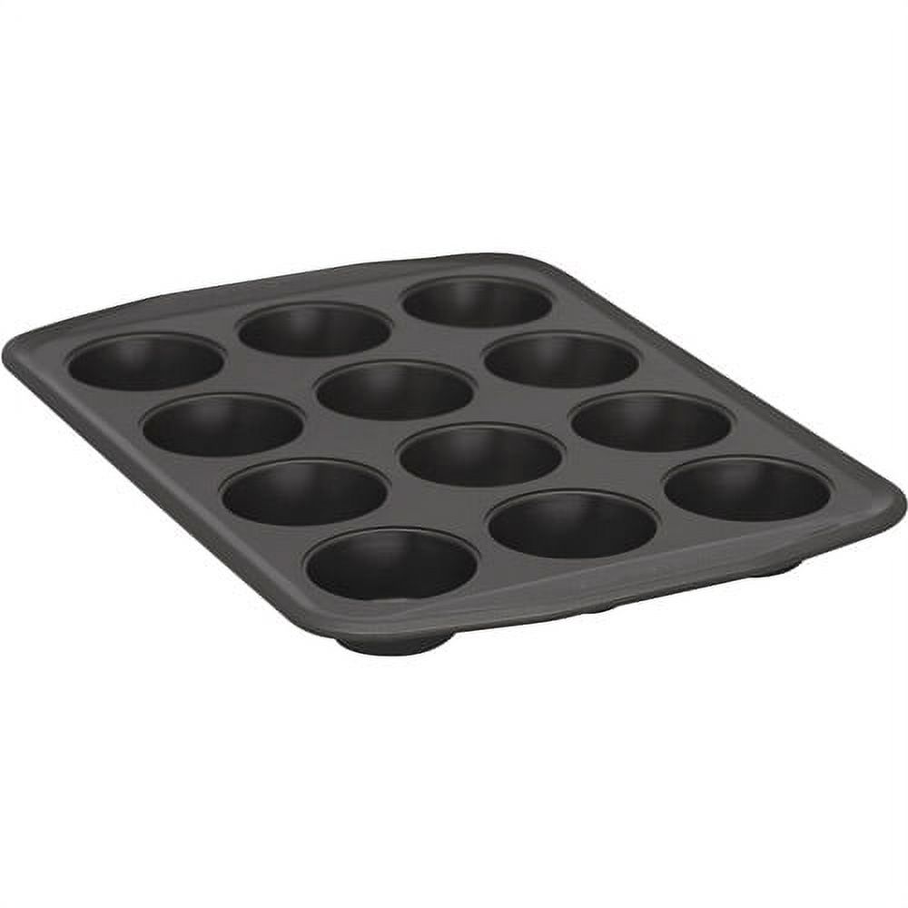 Baker's Secret Signature Steel 12 Cup Muffin Pan - image 1 of 2