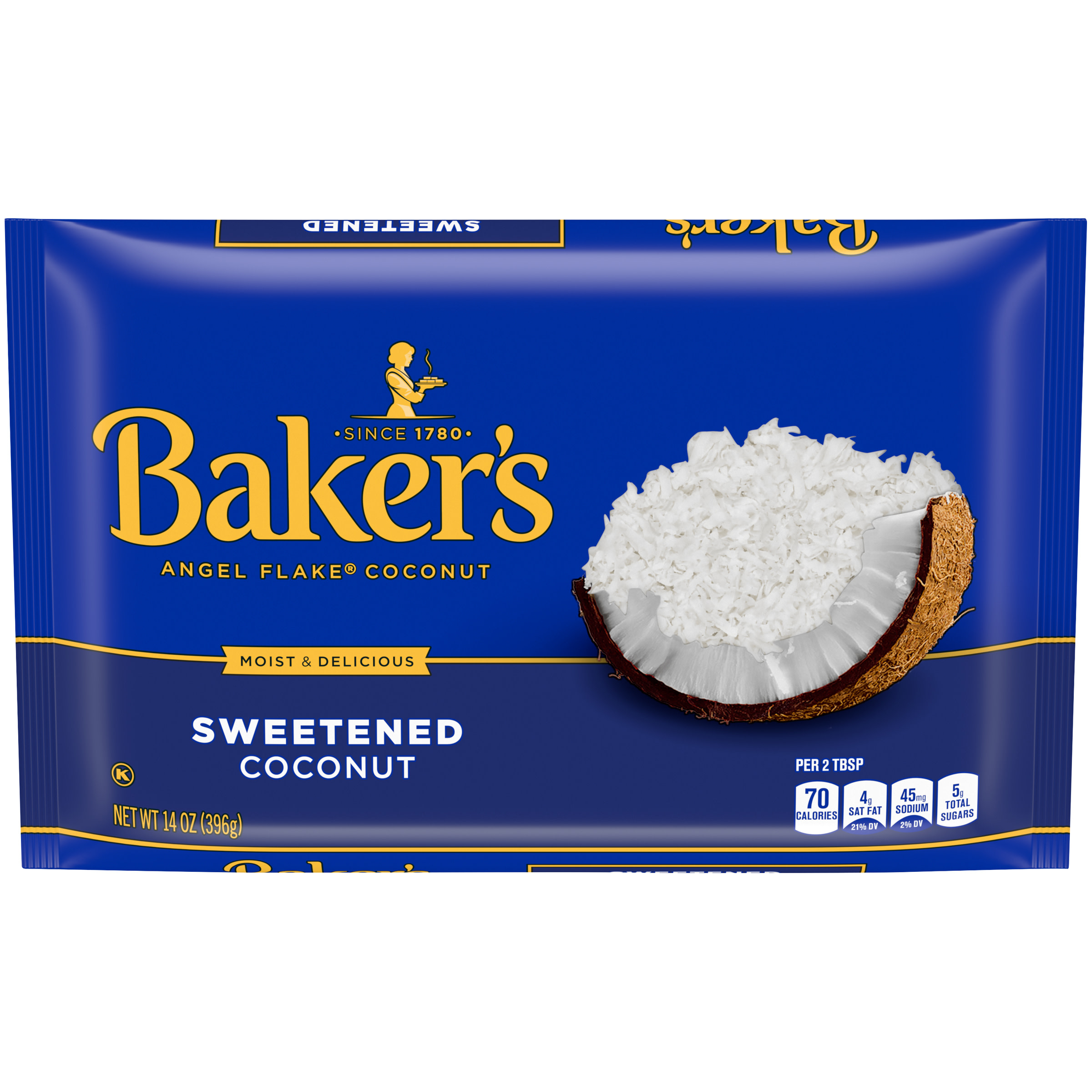 Baker’s Sweetened Angel Flake Coconut, 14 oz Bag - image 1 of 9
