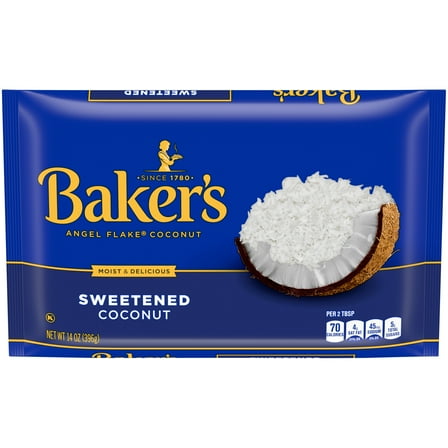 Baker’s Sweetened Angel Flake Coconut, 14 oz Bag