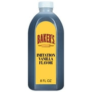 Baker's Vegan Kosher Imitation Vanilla Flavor, 8 fl oz Bottle