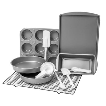 BakerEze 20 Piece Nonstick Bakeware Set with Cooling Rack & Baking Accessories