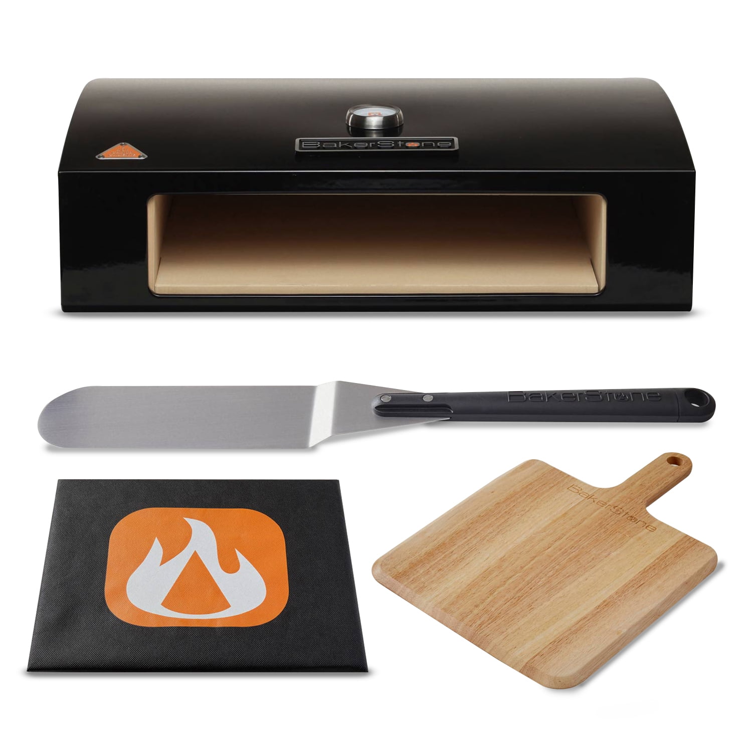 BakerStone Pizza Oven Box Kit With Pizza Stone, Pizza Peel And Dust