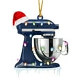 thumbnail image 1 of Bakers Christmas Ornament, Baking Mixer Ornament for Christmas Tree for Cooker, Pastry Chef, Mom, Baker Keepsake Xmas Tree Hanging Home Kitchen Decor, Navy, 1 of 3