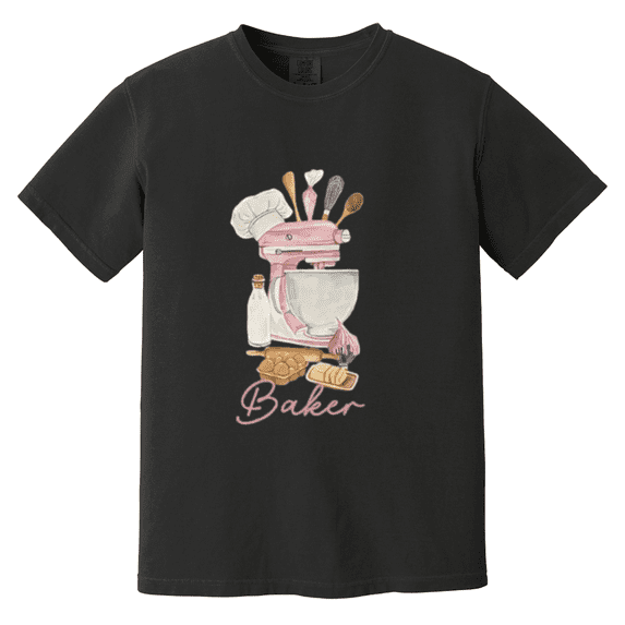 Bakers Cooking Classes Cafe Outfit Graphic Comfort Color T shirt For