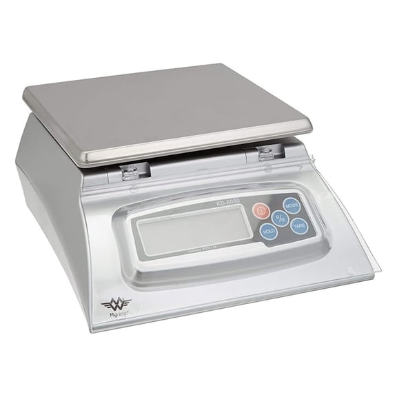 Bakers Math Kitchen Scale by t - KD8000 , Silver