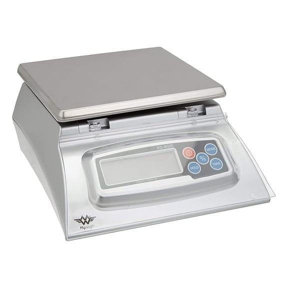 Bakers Math Kitchen Scale by t - KD8000 , Silver