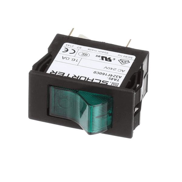 Bakers Pride 2E-1300220 Switch; Rocker Dpst Green 16 Am