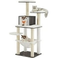 Cat Tree, 54.3Inch Modern Cat Tower for Indoor Cats, MultiLevel Cat