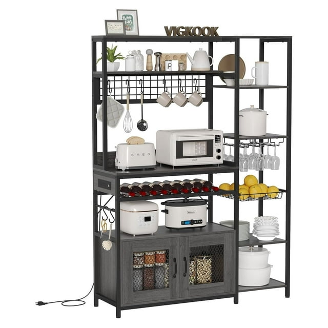 Bakers Rack with Power Outlet