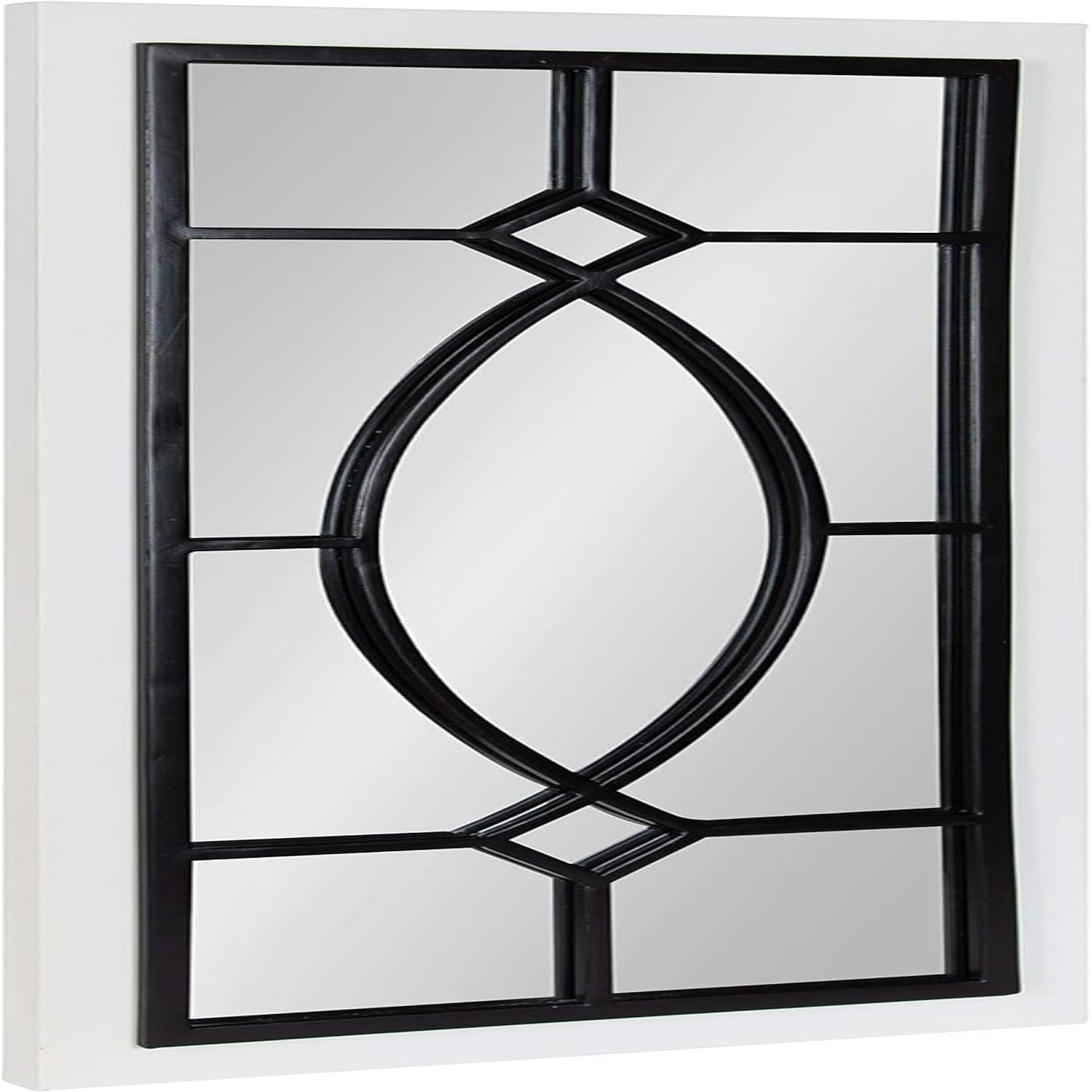 Bakersfield Farmhouse Wall Mirror 13 x 30 Rustic Brown Traditional