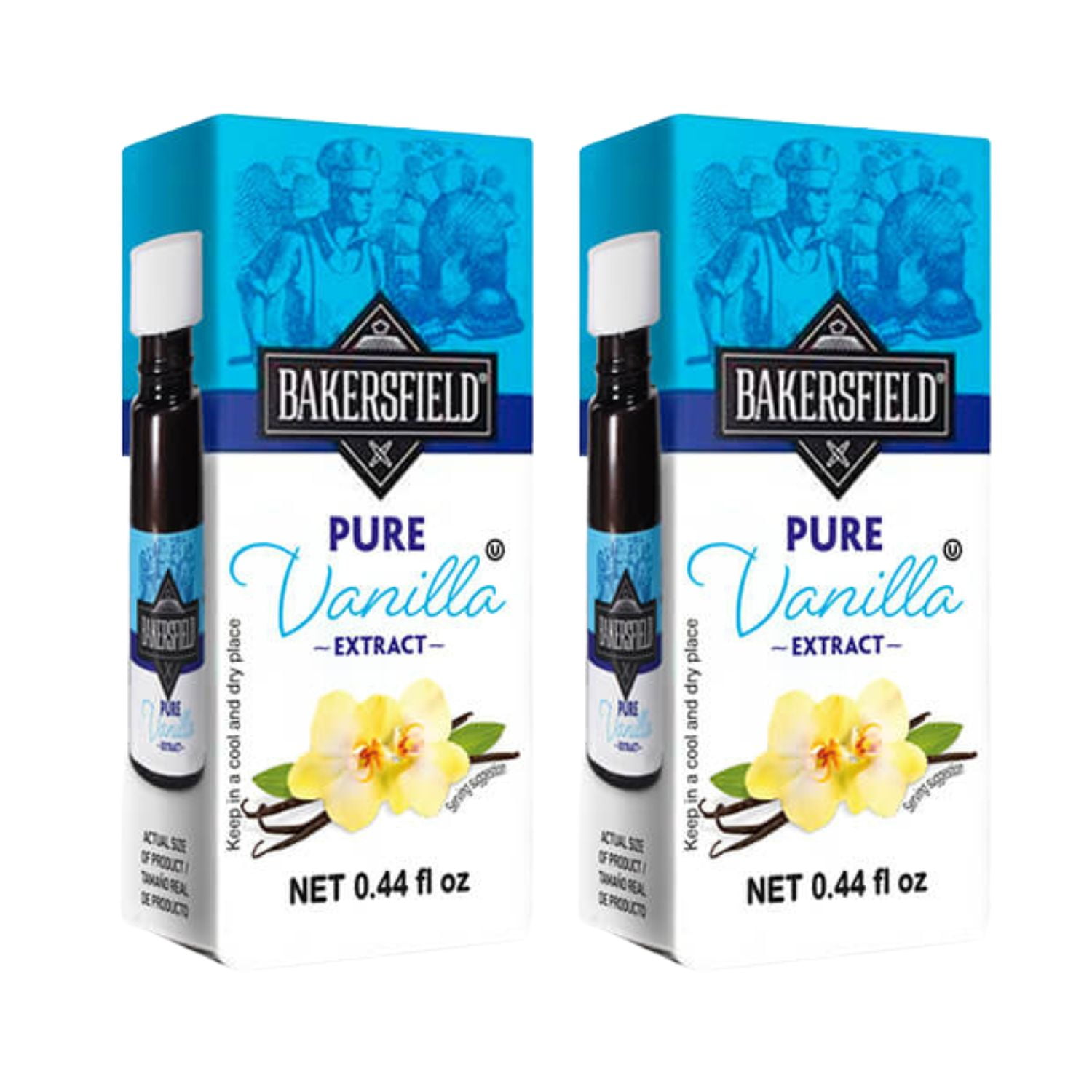 Bakersfield Pure Vanilla Extract Natural Food Flavor Aromatic Scent