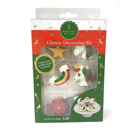Bakery Bling Designer Decorating Kit, Christmas Unicorn
