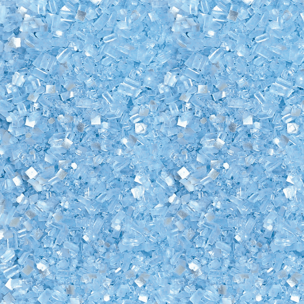 Bakery Bling Light Blue Glittery Sugar, 100% Edible, Non-Toxic, 3 OZ Shaker