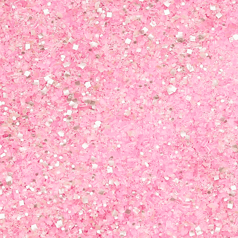 Bakery Bling Light Pink Glittery Sugar, 100% Edible, Non-Toxic, 3 OZ Shaker