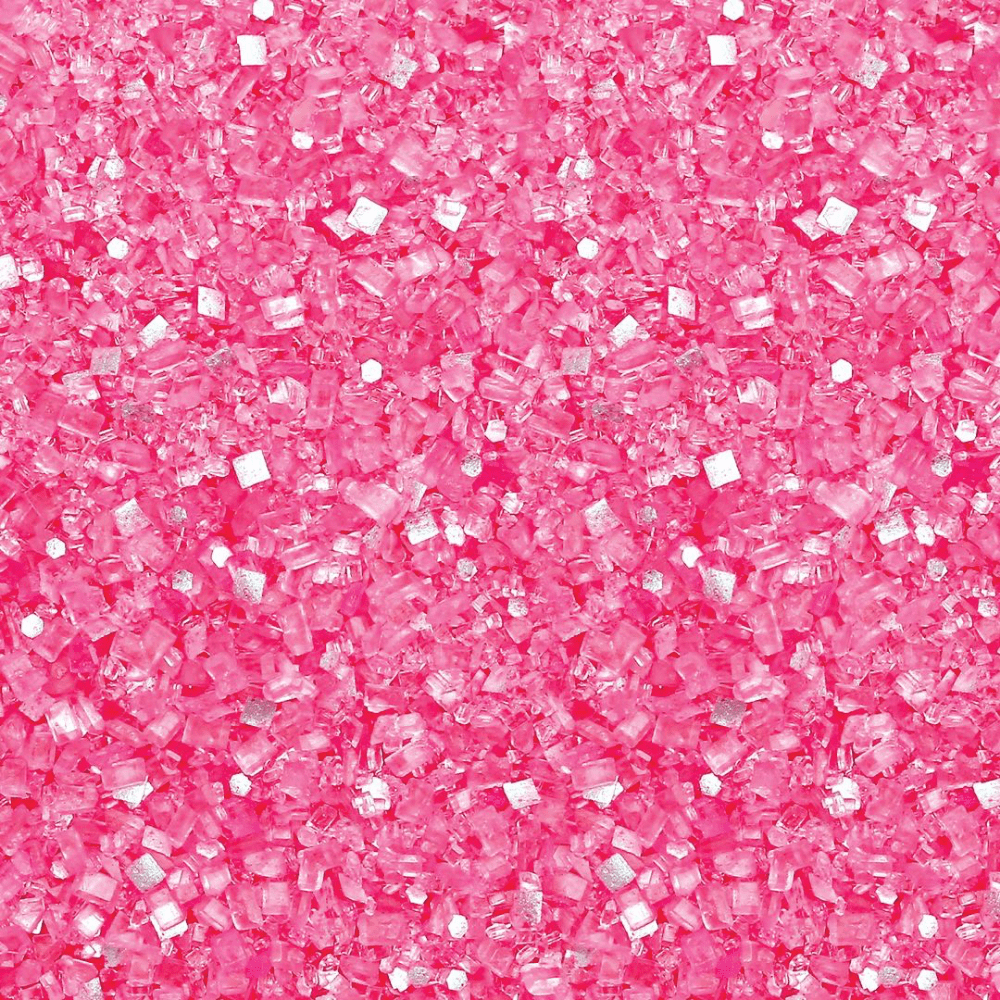 Bakery Bling Pink Glittery Sugar, 100% Edible, Non-Toxic, 3 OZ Shaker