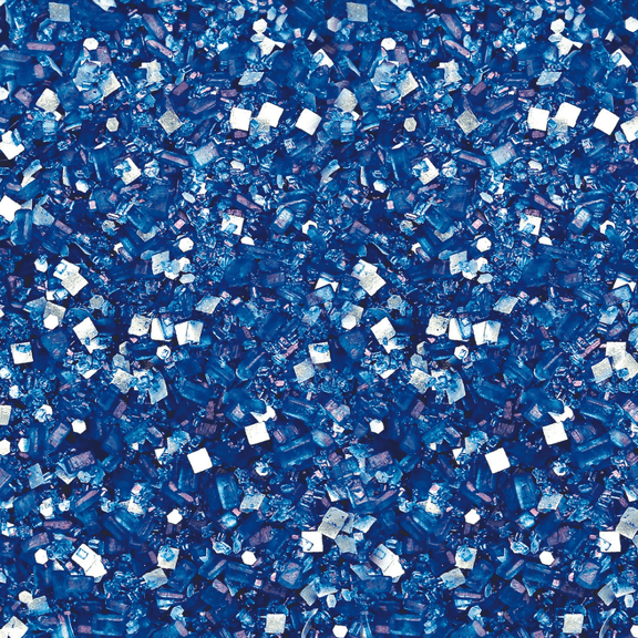 Bakery Bling Royal Blue Glittery Sugar, 100% Edible, Non-Toxic, 3 Oz Shaker