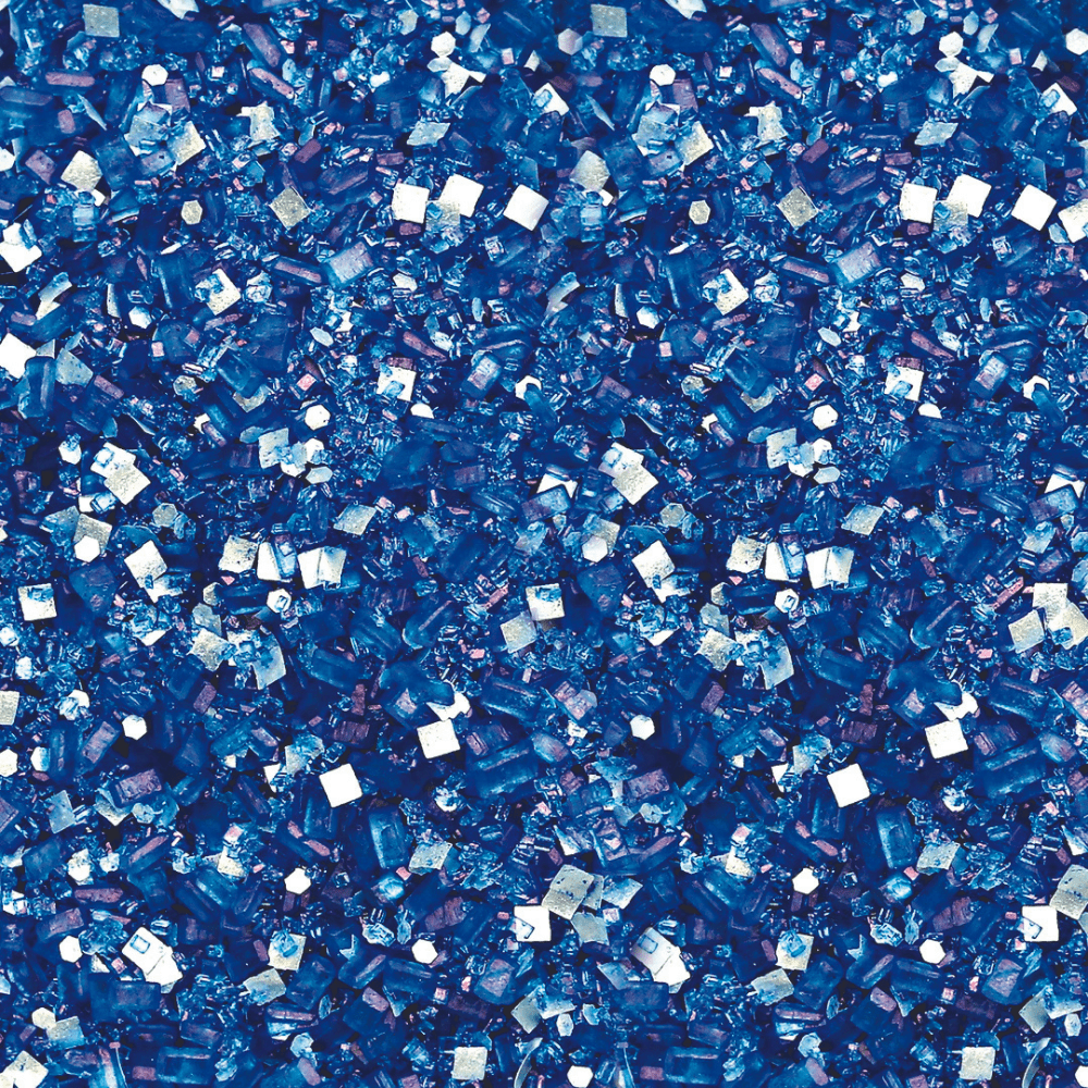 Bakery Bling Royal Blue Glittery Sugar, 100% Edible, Non-Toxic, 3 OZ Shaker