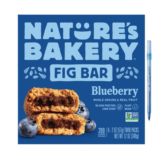 Bakery Blueberry Fig Bar Twin Packs 2 oz  6 ct
