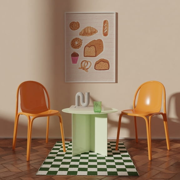 Bakery Cafe Kitchen Restaurant Colorful Wall Art, Unframed Canvas 8x10in