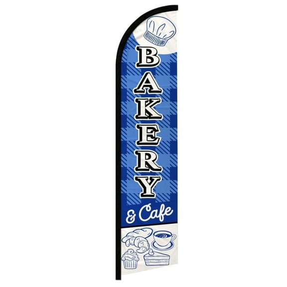 Bakery & Cafe Windless Banner Flag