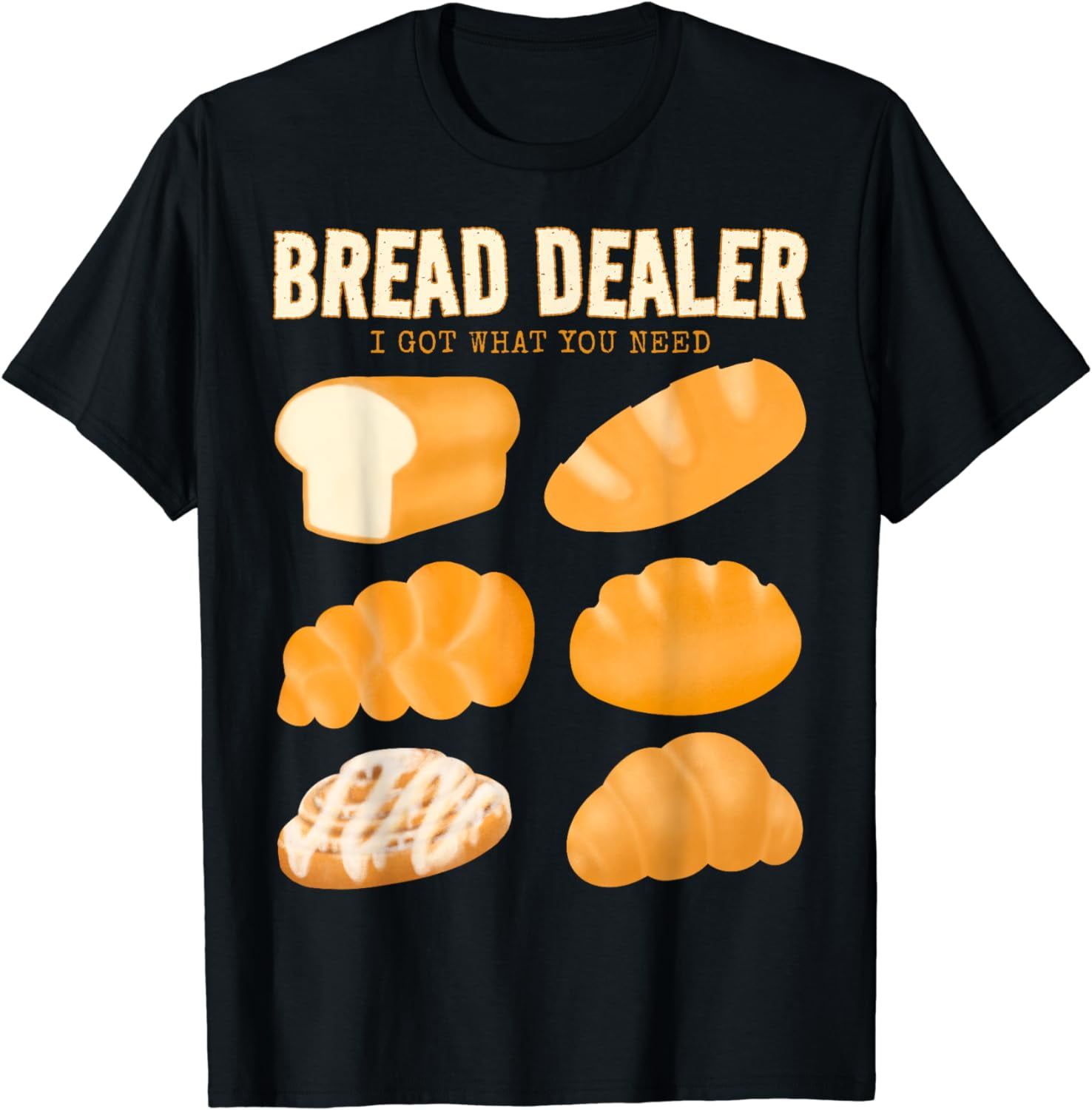 Bakery Funny Bread Baker Bread Dealer Making Dough Baking TShirt