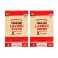 Bakery Lavash Bread, Flax Oat Bran & Whole Wheat, Reduced Carb, Baked (8 Count Flax)