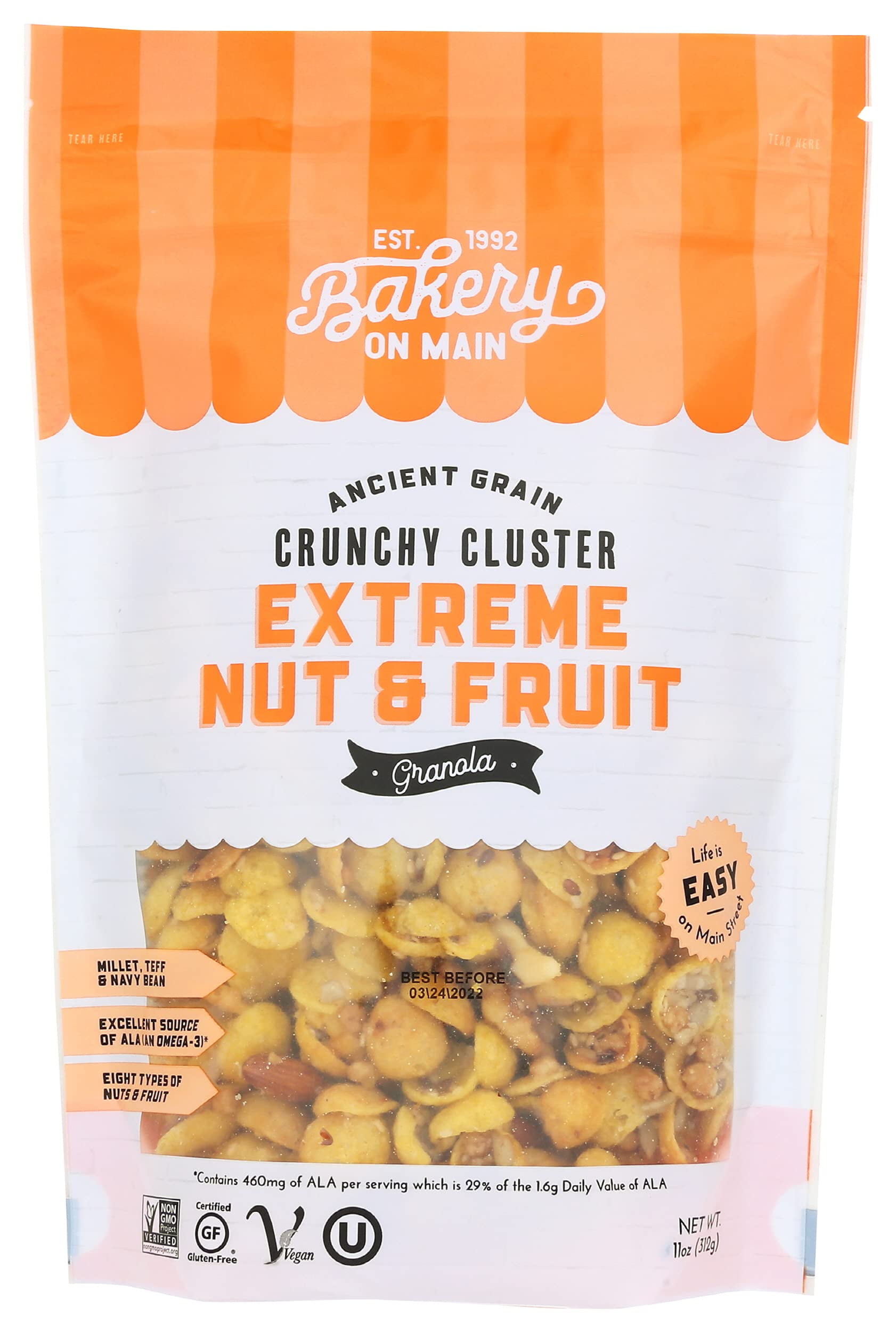 Bakery On Main Bakery MMF7 on Main Granola Gluten Free Extreme Nut & Fruit, Extreme Fruit and