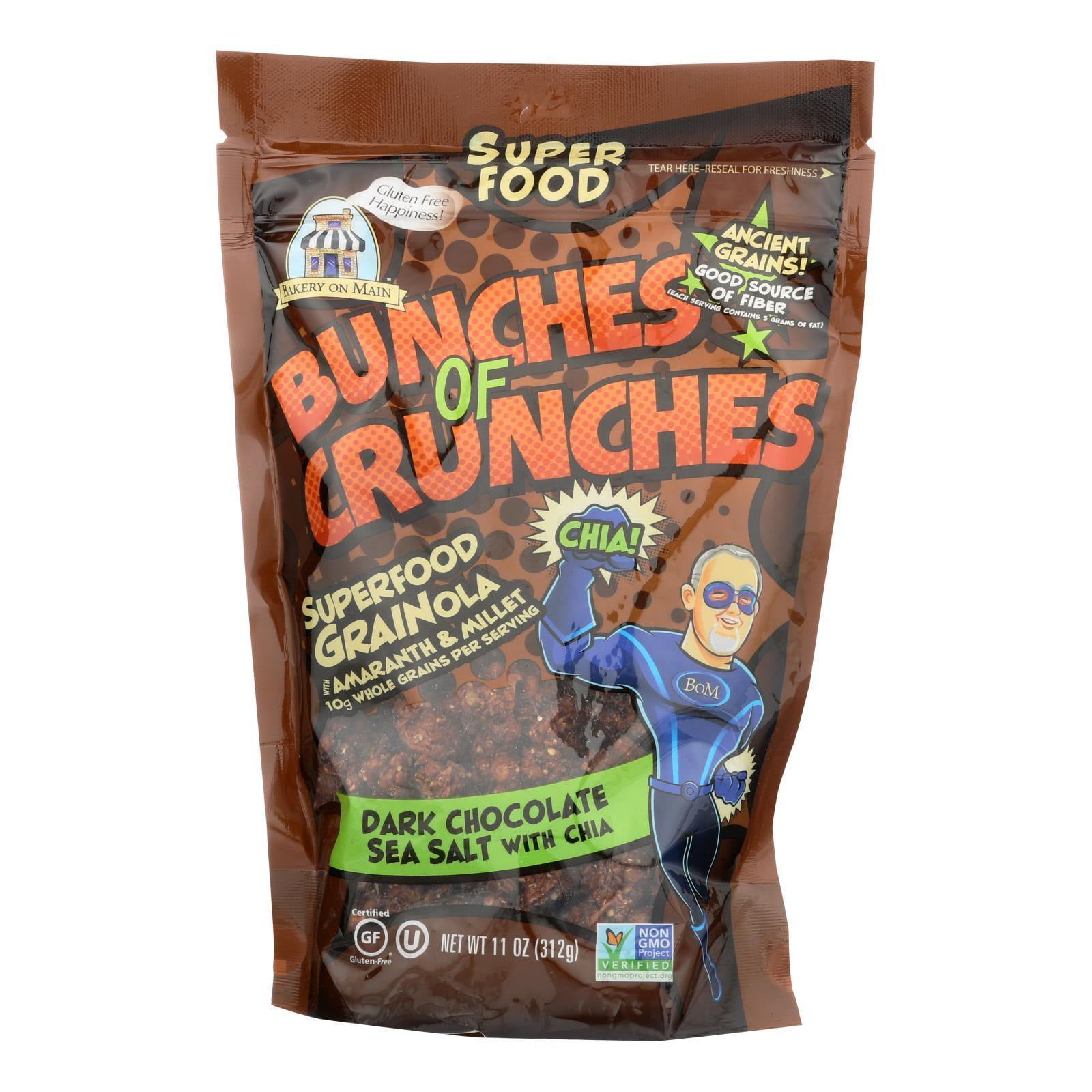 Bakery On Main Dark Chocolate and Sea Salt Granola, 11 oz Bag