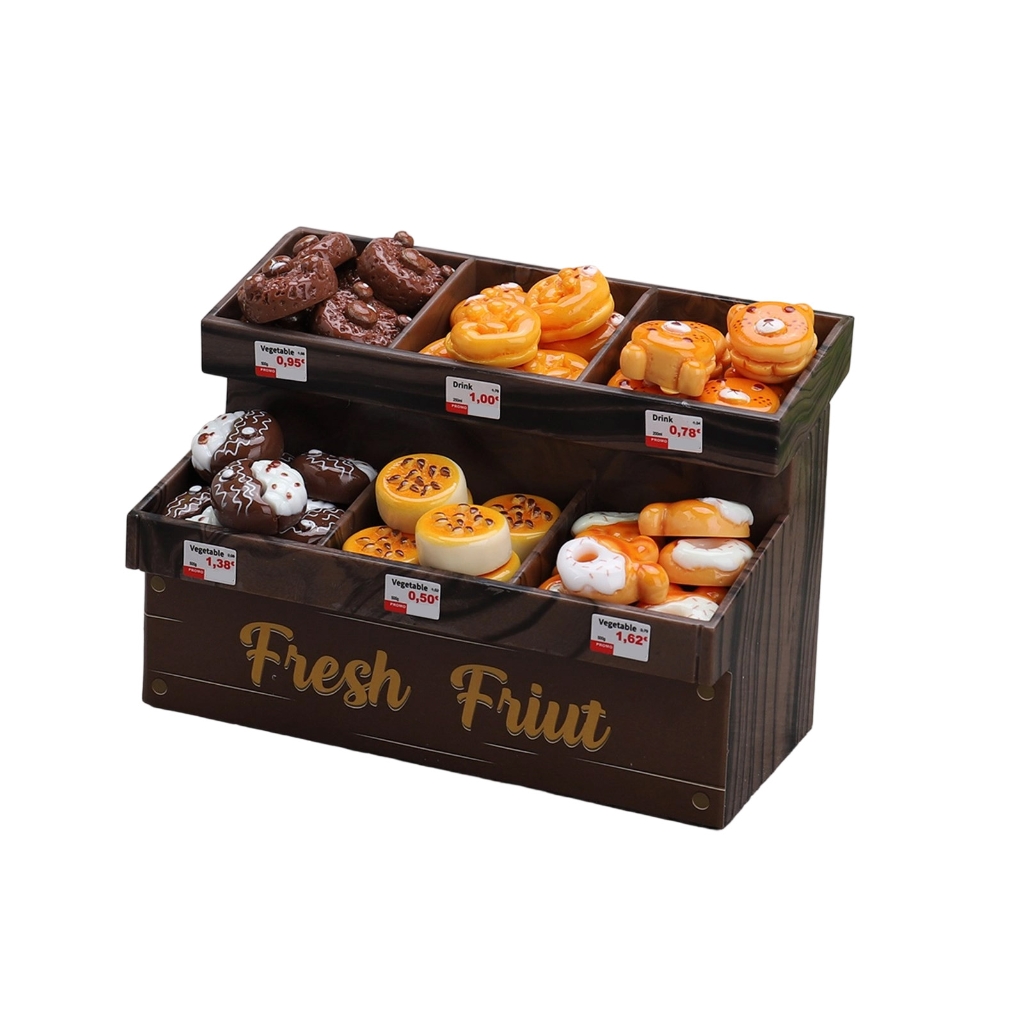 Bakery Pastry Mini Dessert Rack For Dollhouses Party Scene Child Safe ...