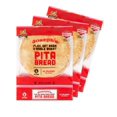Bakery Pita Bread, Flax Oat Bran & Whole Wheat, Reduced Carb, Baked (18 Count Flax)